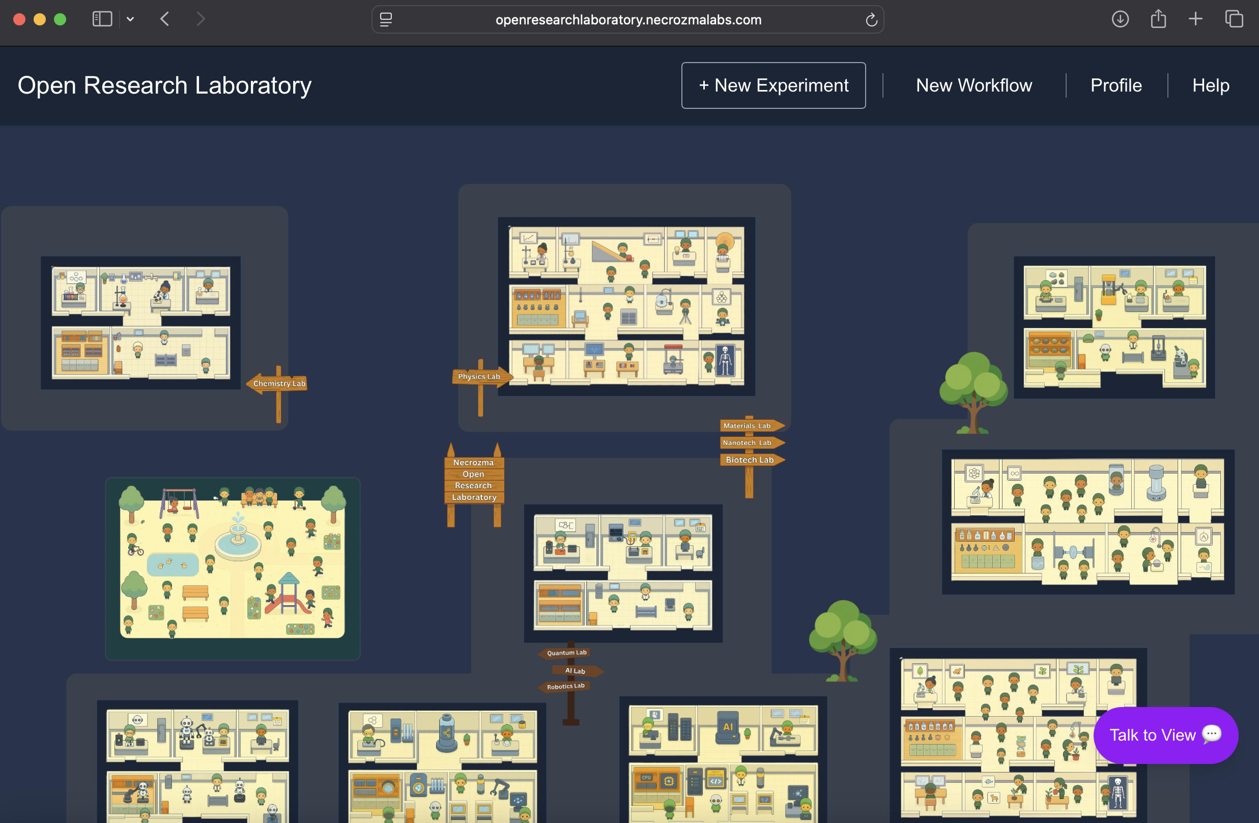Open Research Laboratory Interface